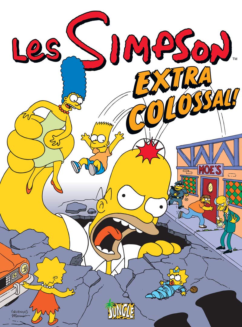 jaquette livre Les Simpson, Tome 9 : Extra colossal !