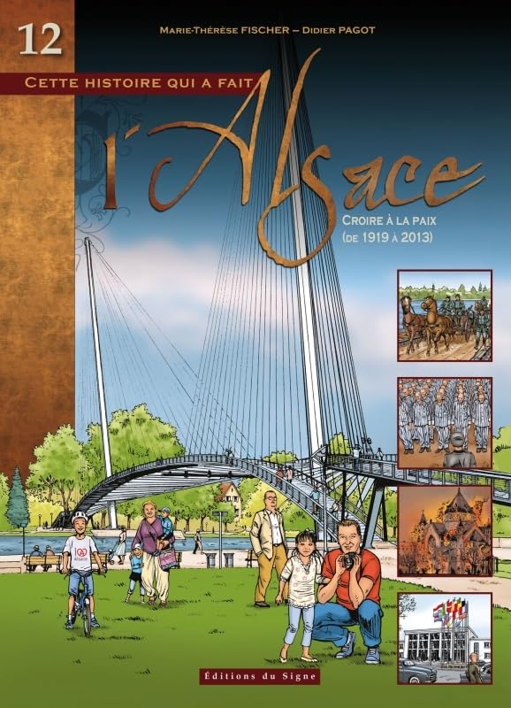 jaquette livre Bd Alsace tome 12 croire à la paix