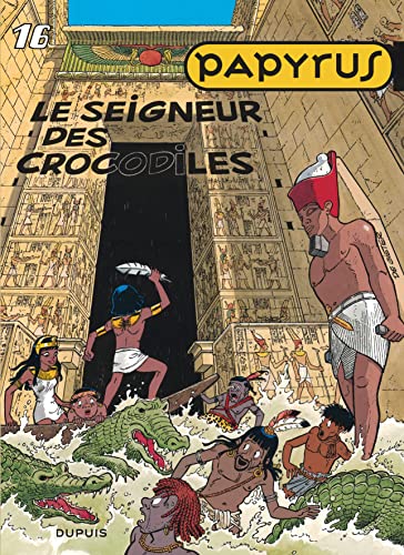 jaquette livre Papyrus Tome 16 - Le Seigneur Des Crocodiles