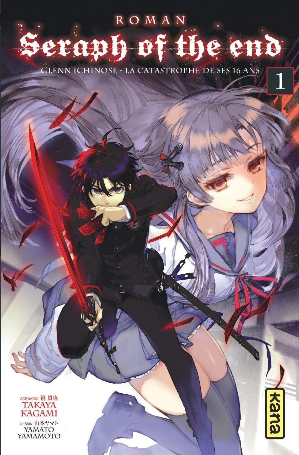 jaquette livre Seraph of the End - Romans, tome 1