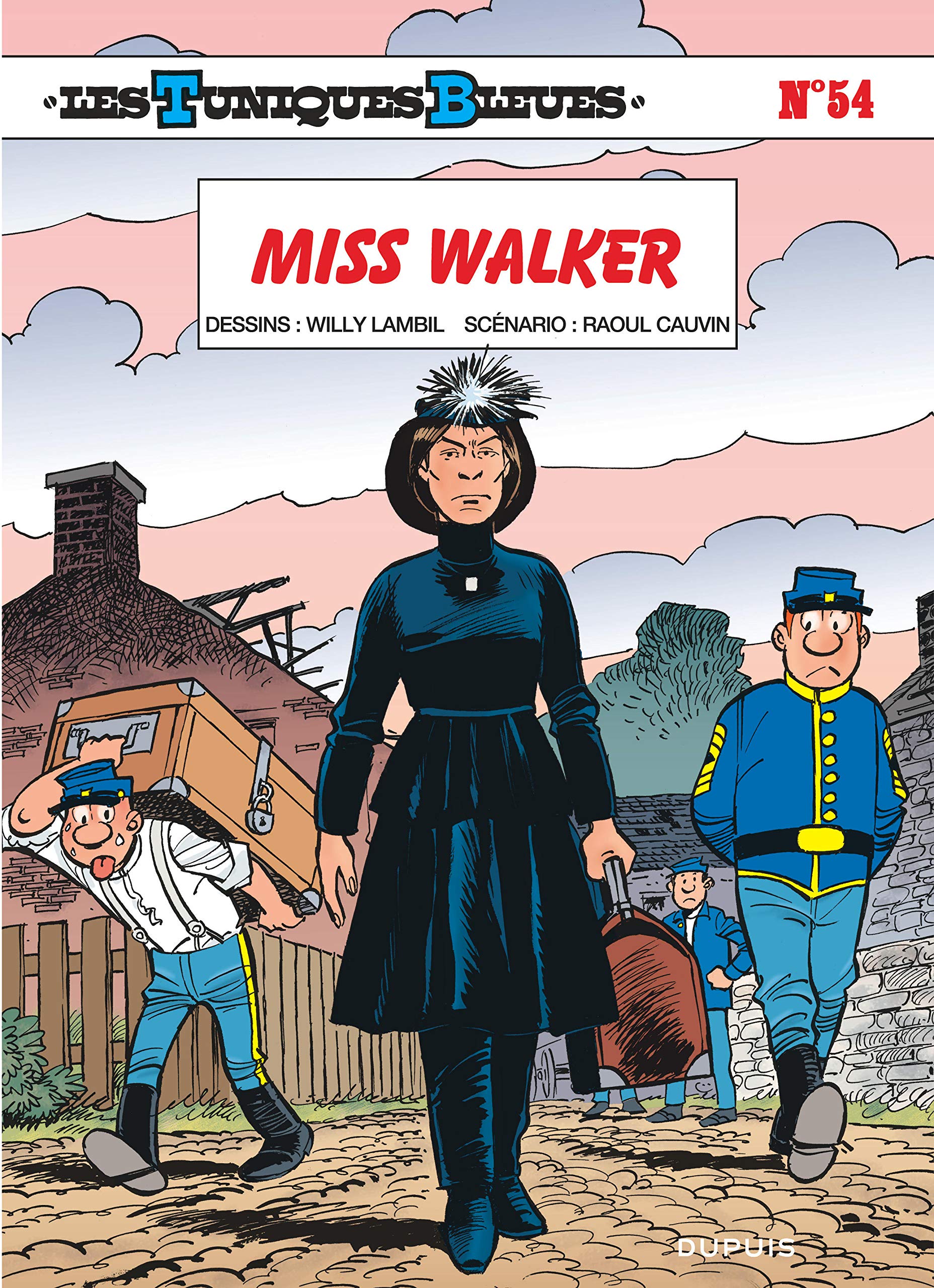 jaquette livre Les Tuniques Bleues - tome 54 - Miss Walker