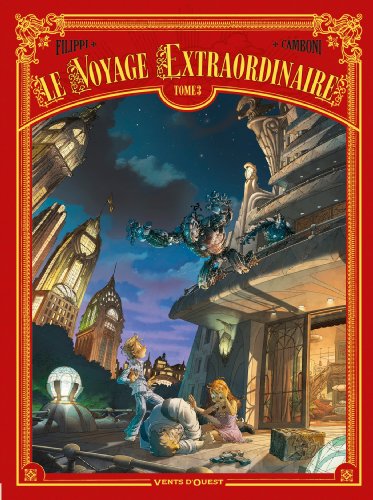 jaquette livre Le Voyage Extraordinaire Tome 3 - Cycle 1 - Le Trophée Jules Verne - 3/3