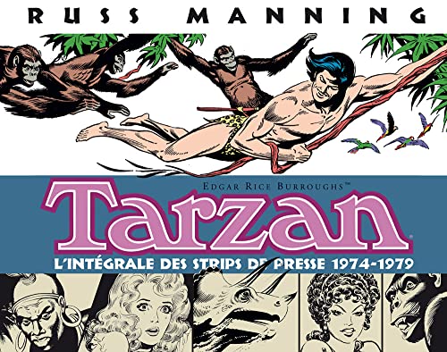 jaquette livre Tarzan L'intégrale Des Newspaper Strips Volume 4 - 1974-1979