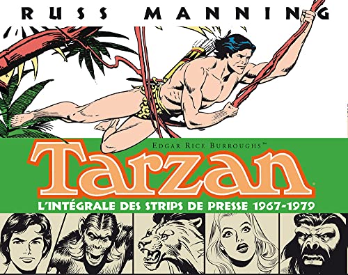 jaquette livre Tarzan L'intégrale Des Newspaper Strips - Coffret 4 Volumes 1967-1979