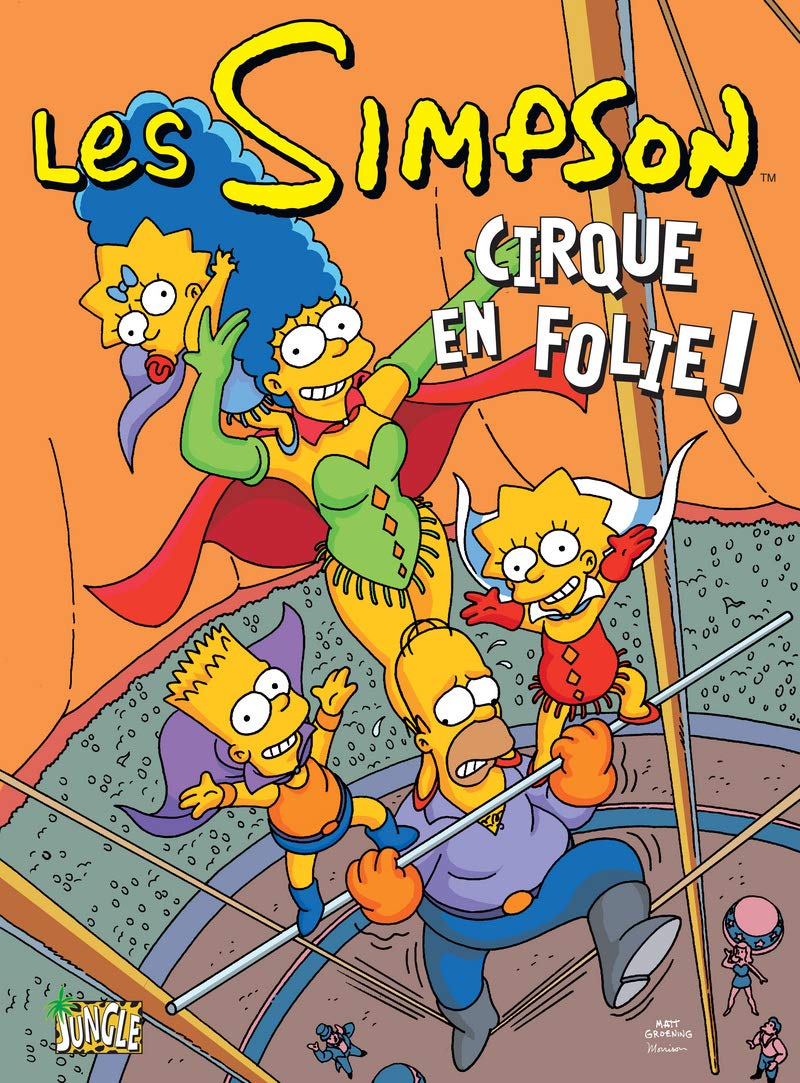 jaquette livre Les Simpson, Tome 11 : Cirque en folie !