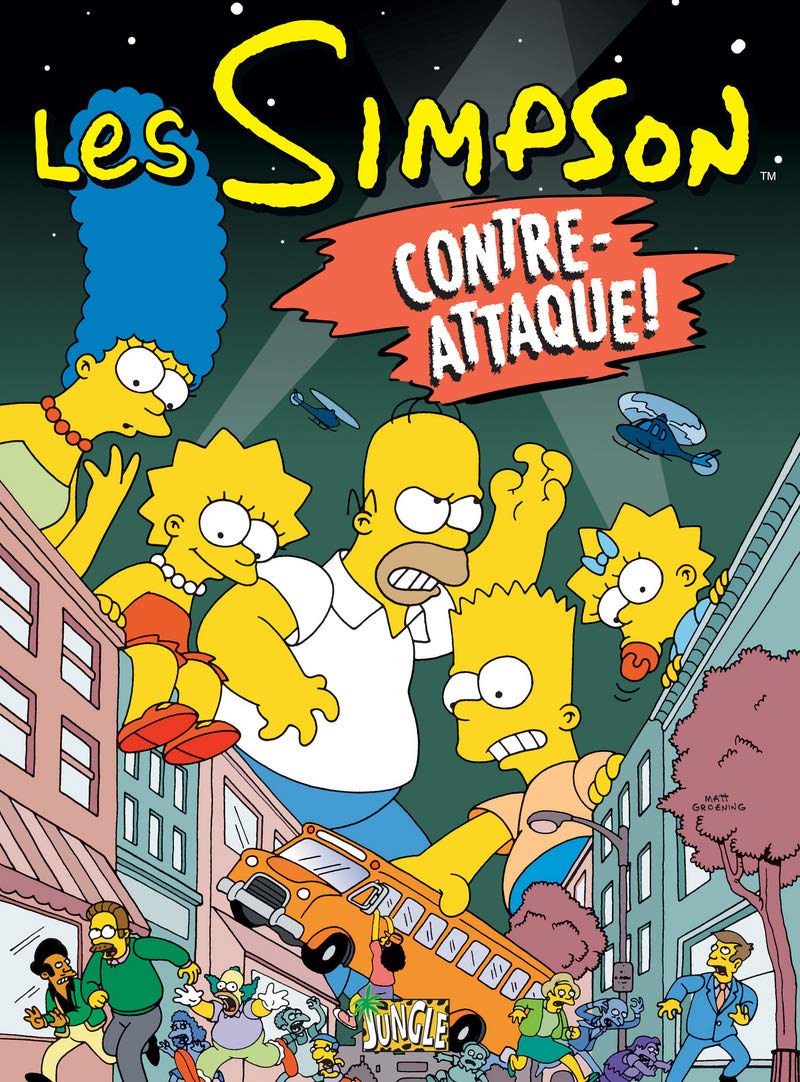 jaquette livre Les Simpson, Tome 12 : Contre-attaque !