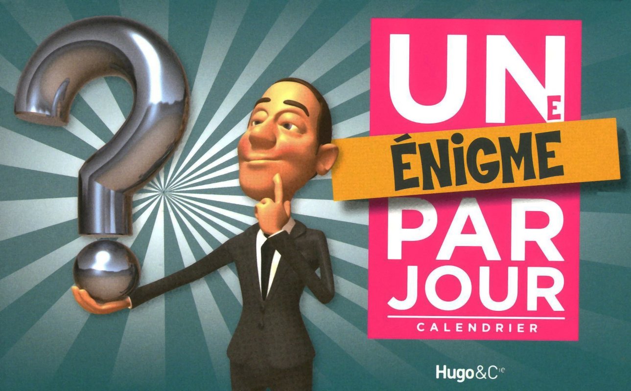 jaquette livre UNE ENIGME PAR JOUR