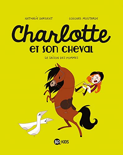 jaquette livre Charlotte Et Son Cheval Tome 1 - La Saison Des Pommes