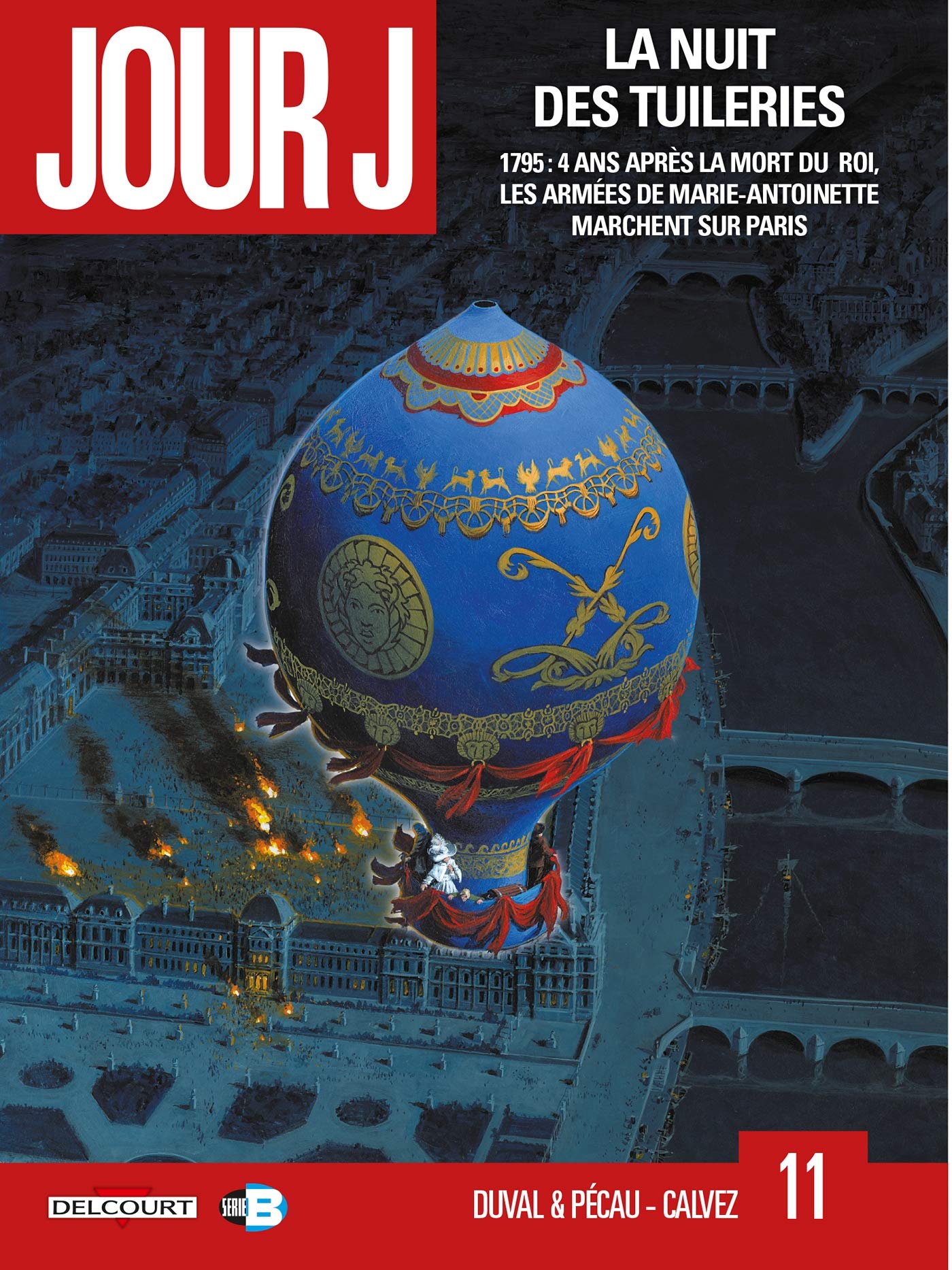 jaquette livre Jour J T11 La nuit des tuileries