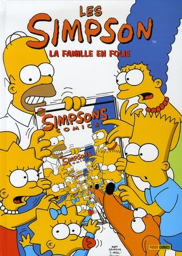 jaquette livre Les Simpson - La Famille En Folie