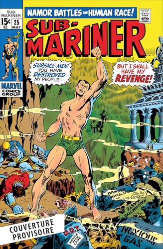jaquette livre Sub-Mariner Intégrale - 1969-1970