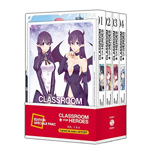 jaquette livre Classroom For Heroes - The Return Of The Former Brave Tome 1 À 4 - Pack Spécial Avec Carnet De Notes Offert