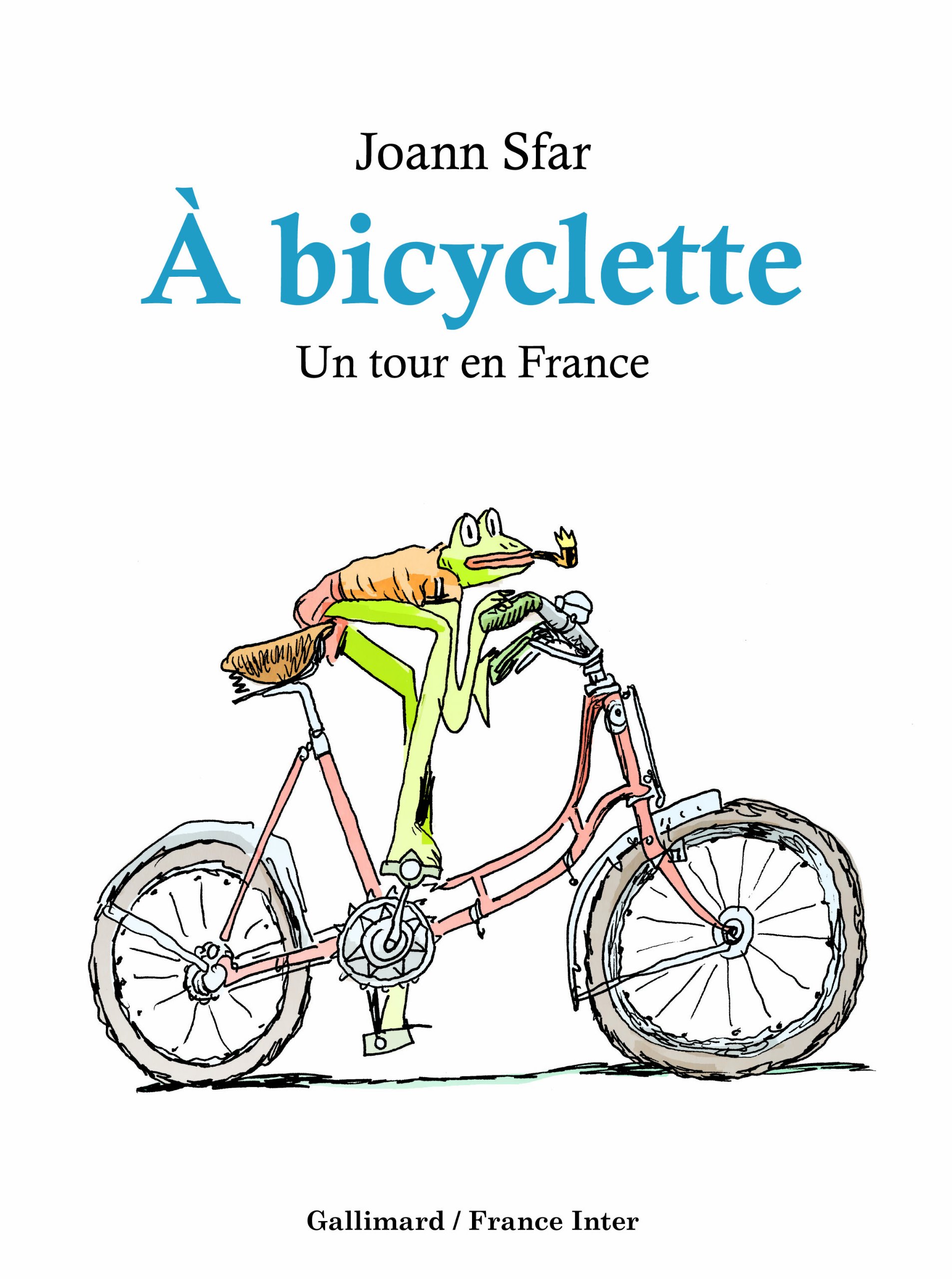 jaquette livre À bicyclette: Un tour en France