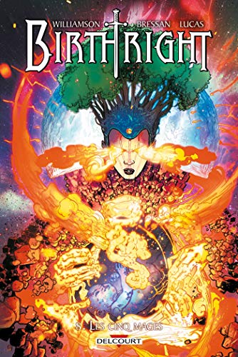 jaquette livre Birthright Tome 8 - Les Cinq Mages