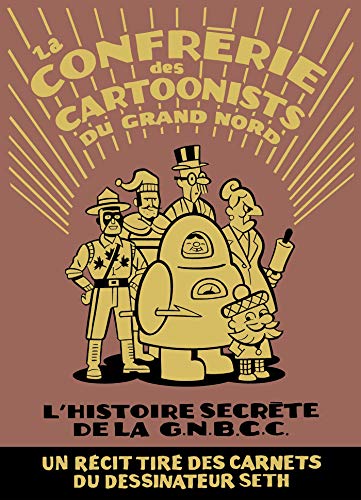 jaquette livre La Confrérie Des Cartoonists Du Grand Nord