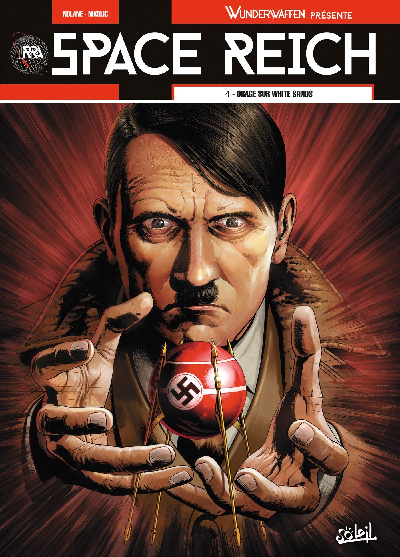jaquette livre Wunderwaffen présente Space Reich T04