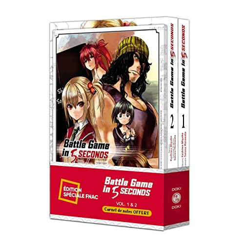 jaquette livre Battle Game In 5 Seconds 0 - Battle Game In 5 Seconds - Pack Spécial Vol - 01 Et 02 + Carnet De Notes Offert