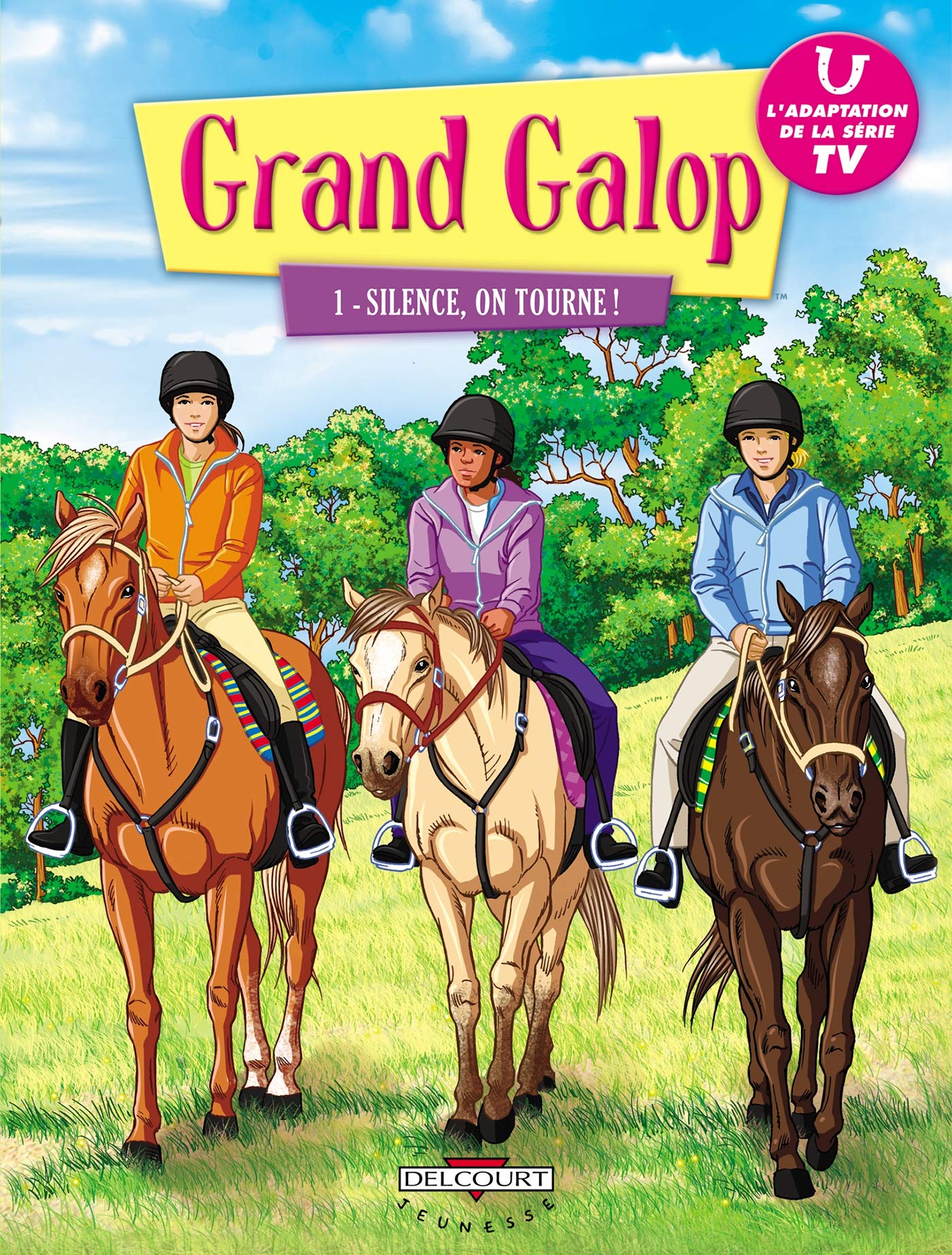 jaquette livre Grand Galop, Tome 1 : Silence, on tourne !