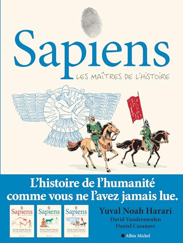 jaquette livre Sapiens Tome 3 - Les Maîtres De L'histoire