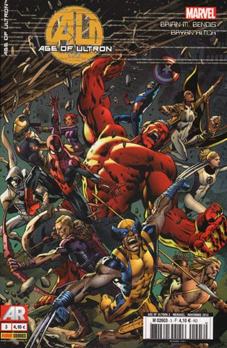 jaquette livre Age Of Ultron 3