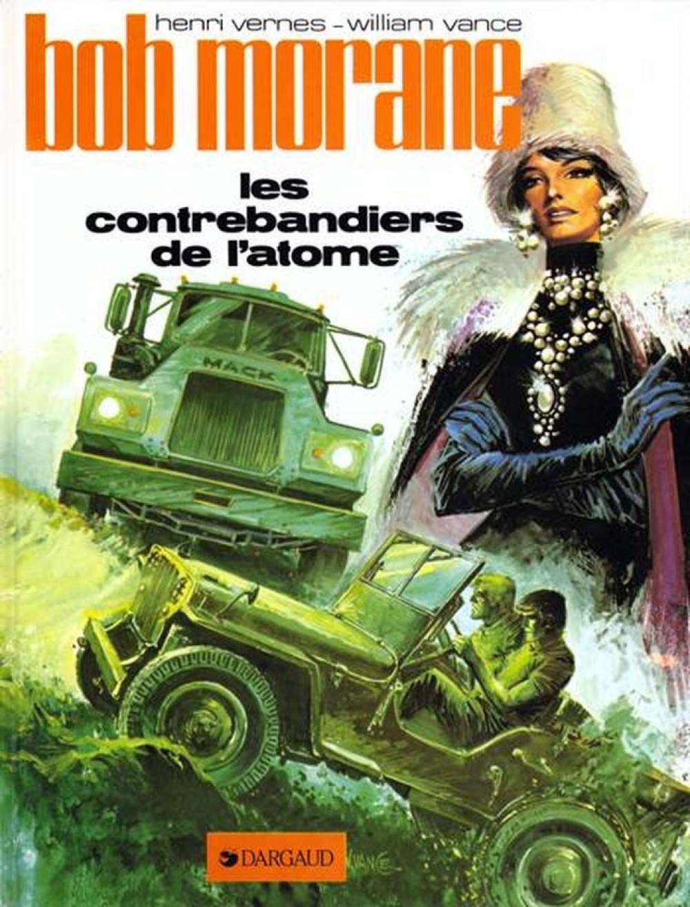 jaquette livre Bob Morane, tome 12 : Les Contrebandiers de l'atome