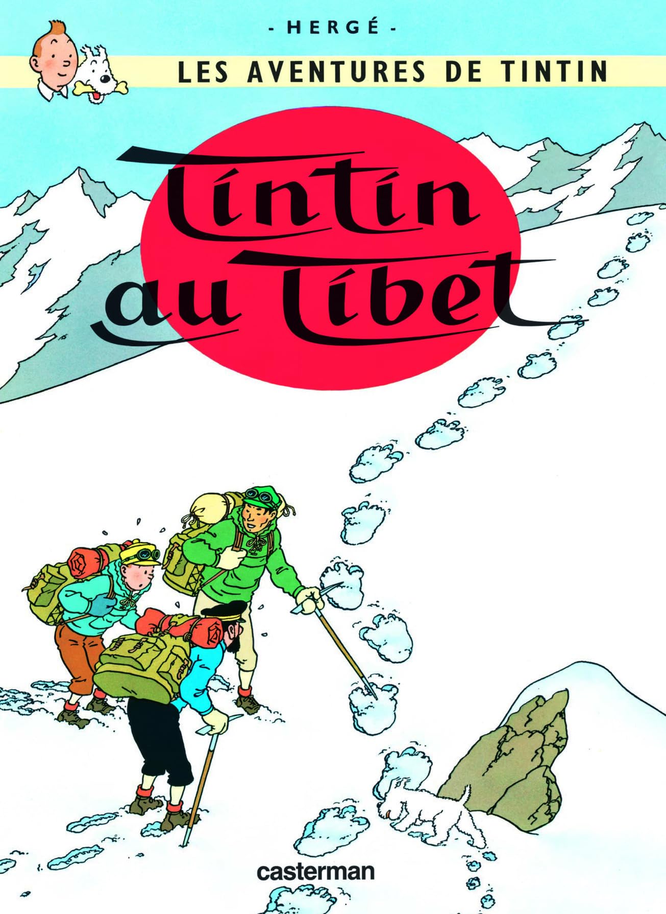 jaquette livre Les Aventures de Tintin, Tome 20 : Tintin au Tibet : Mini-album