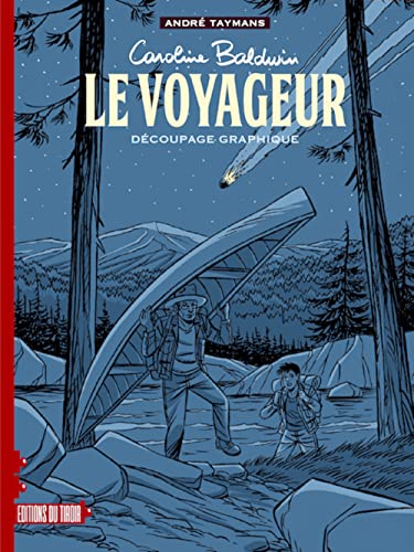 jaquette livre Caroline Baldwin - Le Voyageur - Découpage Graphique