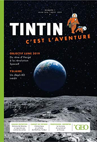 jaquette livre Tintin C'est L'aventure - Tome 1, Objectif Lune