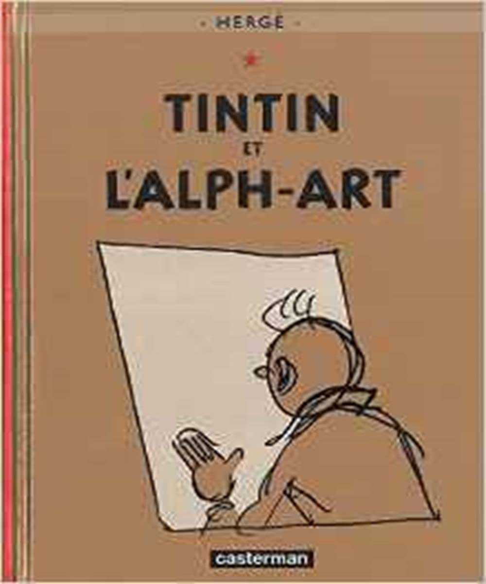 jaquette livre Les Aventures de Tintin, Tome 24 : Tintin et l'Alph-Art : Mini-album