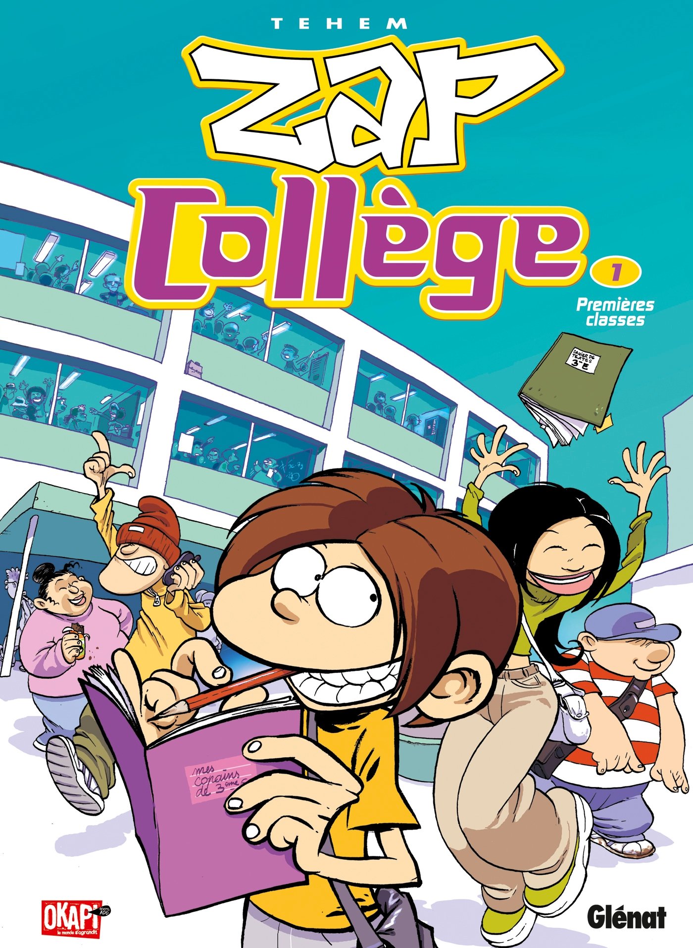 jaquette livre Zap collège, tome 1