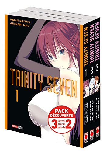 jaquette livre Trinity Seven - Pack En 3 Volumes : Tomes 1 À 3
