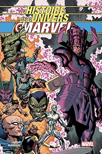 jaquette livre L'histoire De L'univers Marvel