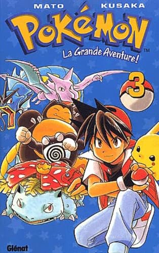 jaquette livre Pokémon - La Grande Aventure (Glénat) - Tome 3