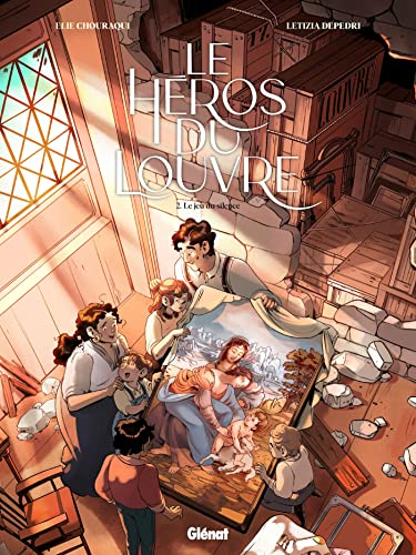 jaquette livre Le Héros Du Louvre Tome 2 - Le Jeu Du Silence