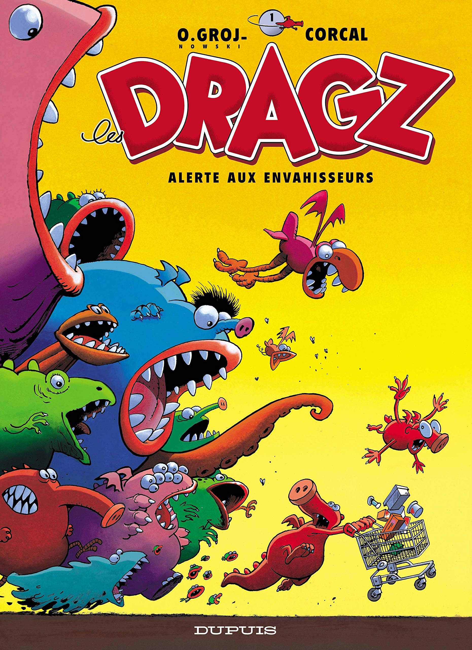 jaquette livre Les dragz, tome 1 : Alerte aux envahisseurs