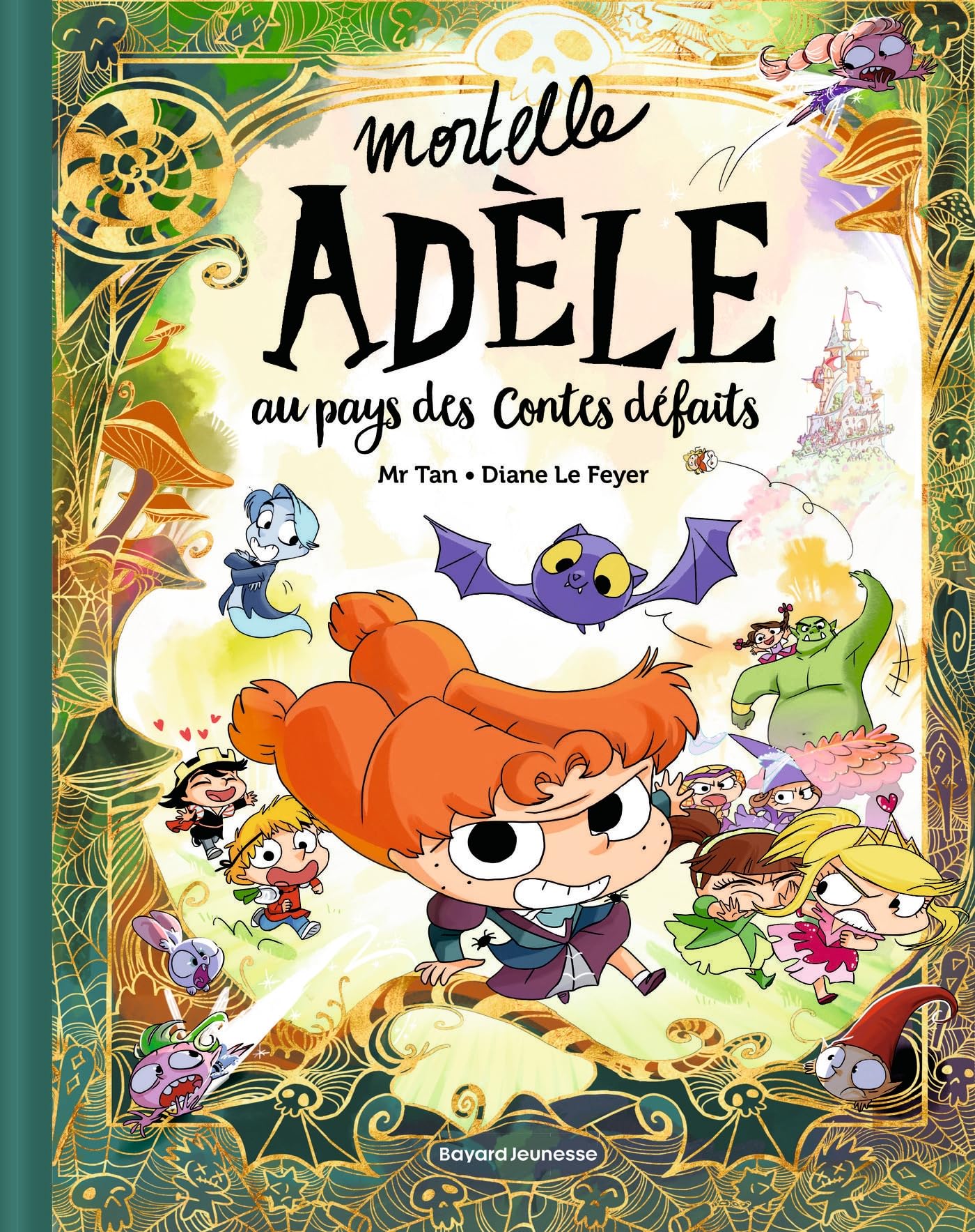 jaquette livre Mortelle Adèle au pays des contes défaits - tome collector