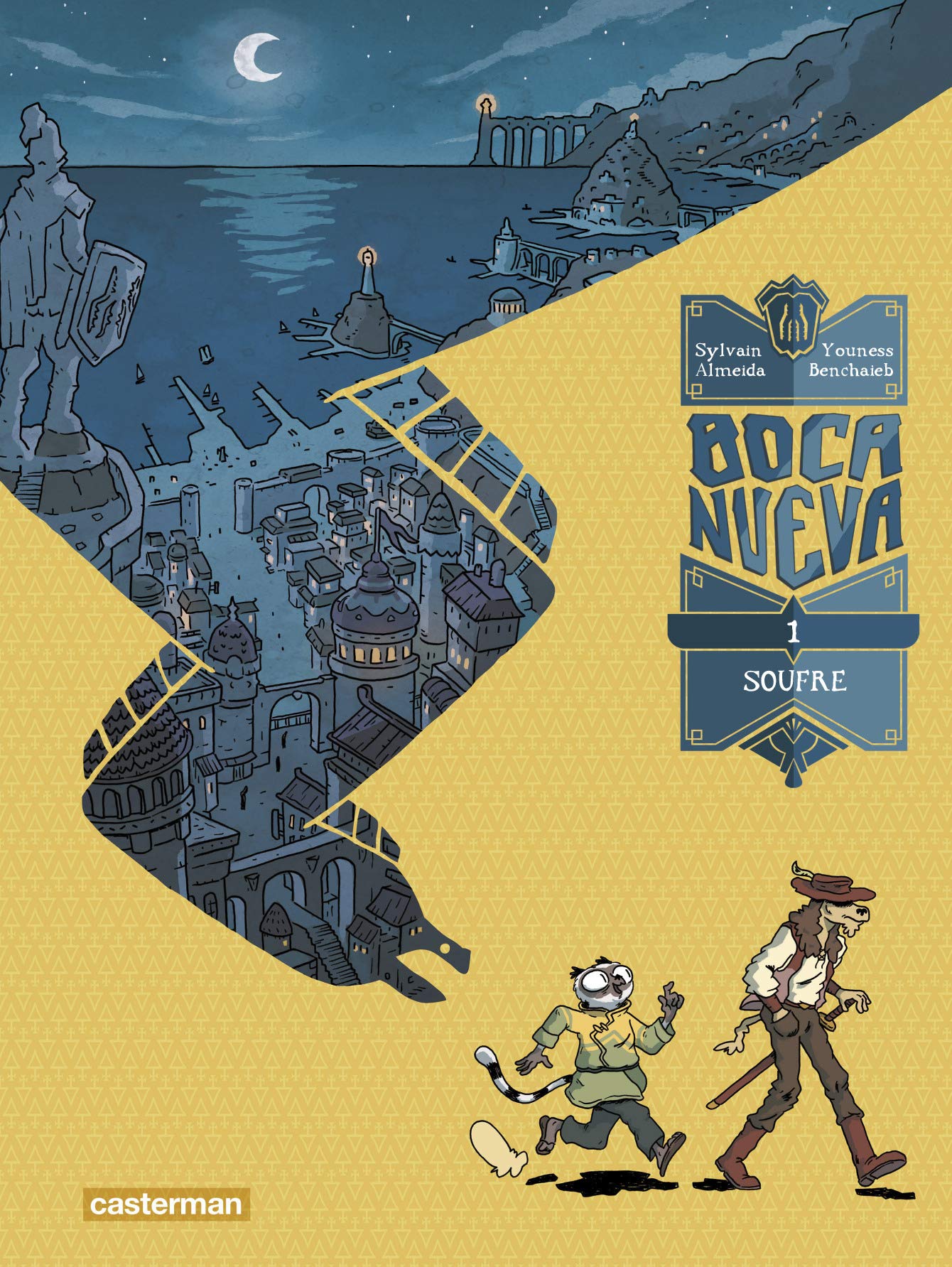 jaquette livre Boca Nueva, Tome 1 : Soufre