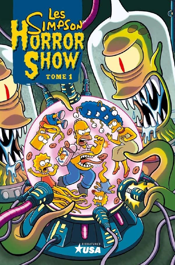 jaquette livre Les Simpson Horror Show Tome 1 - Effrayantes Histoires Monstrueuses