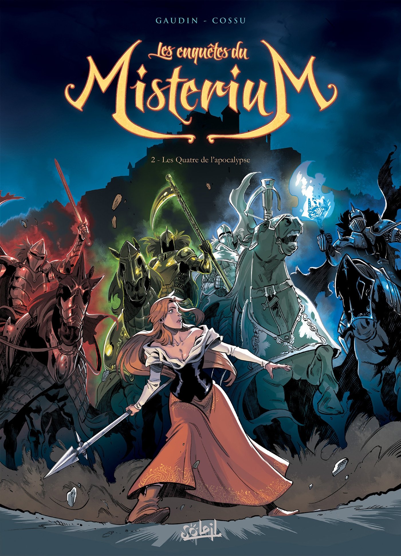 jaquette livre Les Enquêtes du Misterium T2 - Les Quatre de l'apocalypse