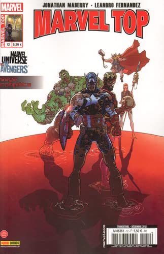 jaquette livre Marvel Top 12 Marvel Universe Vs The Avengers