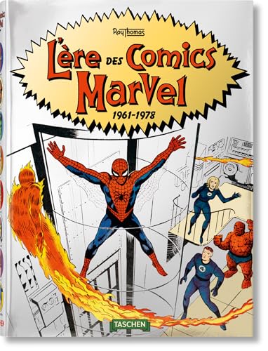 jaquette livre L'ère Des Comics Marvel 1961-1978