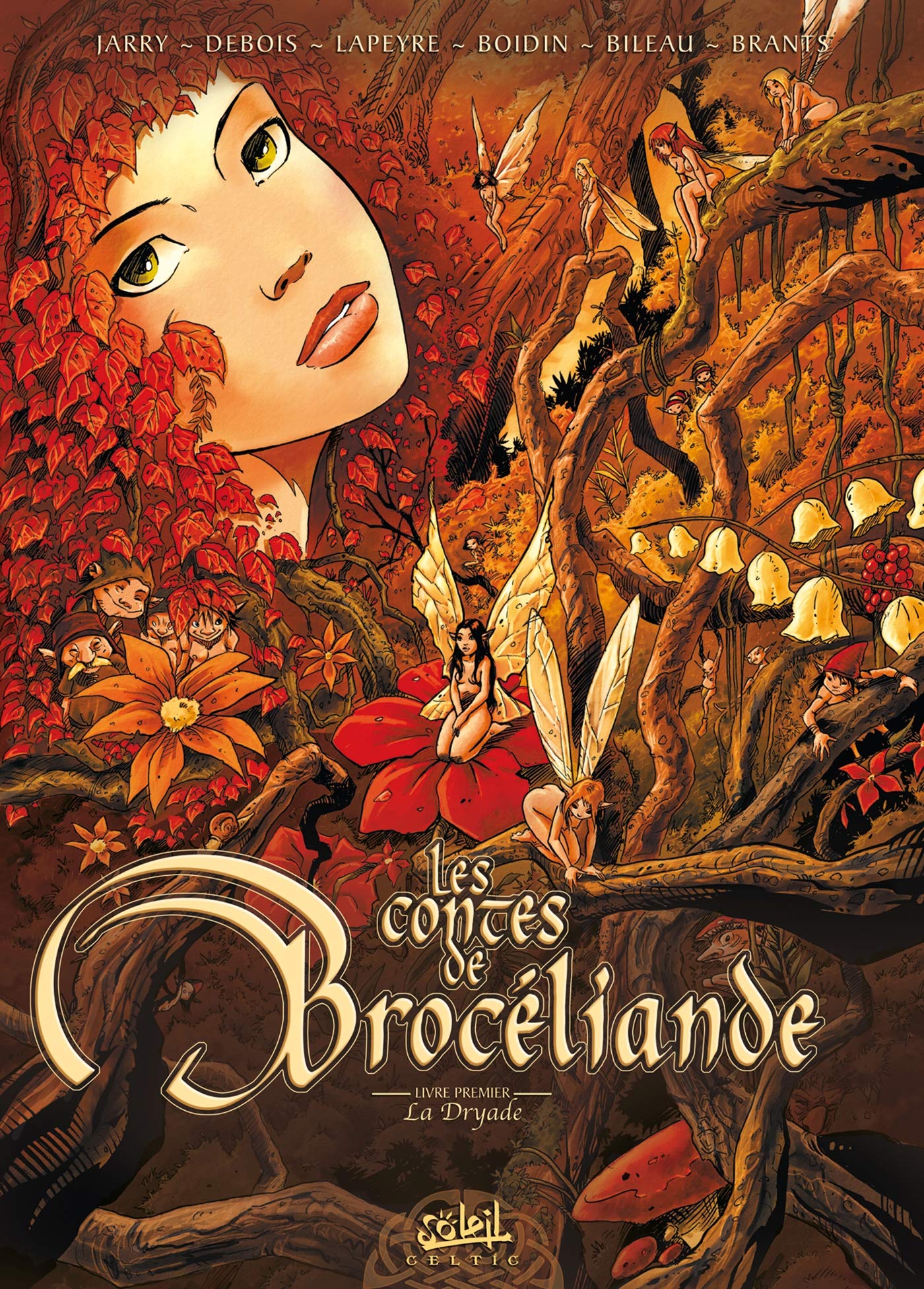 jaquette livre Les Fées de Brocéliande, tome 1 : Les Contes de la Dryade