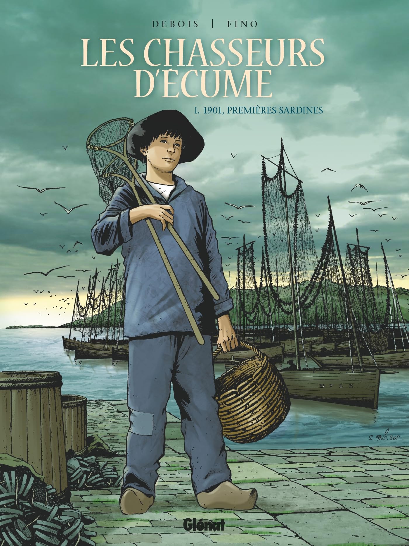 jaquette livre Les Chasseurs d'écume - Tome 01: 1901, Premières sardines