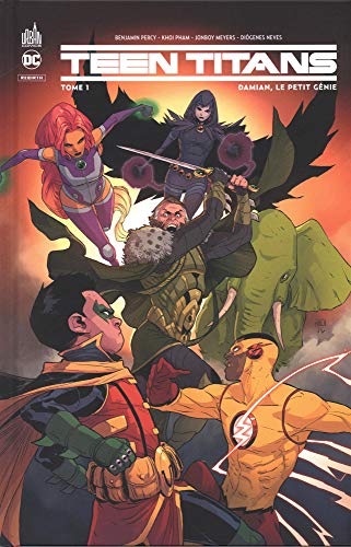 jaquette livre Teen Titan Rebirth Tome 1 - Damian, Le Petit Génie
