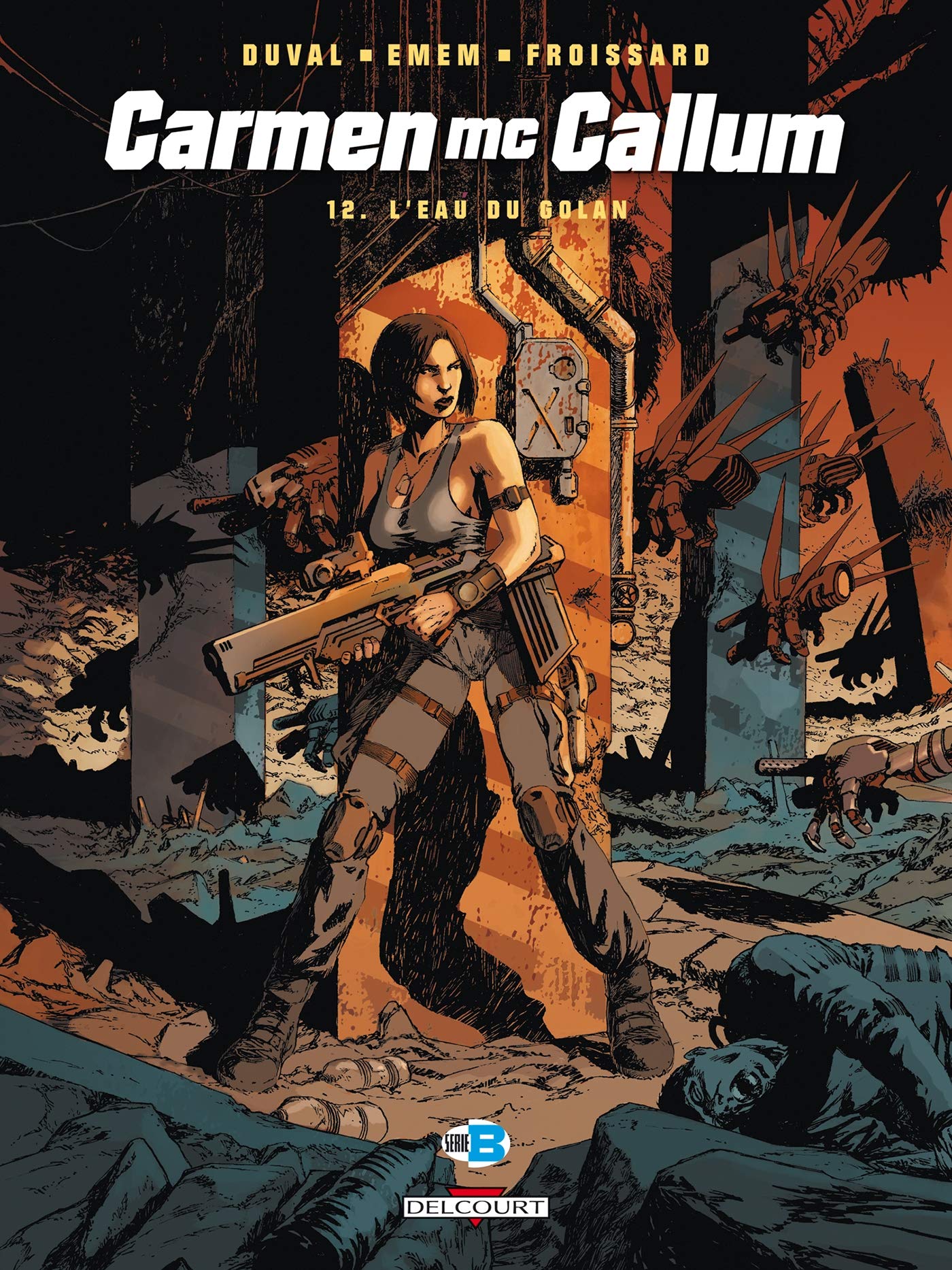 jaquette livre Carmen McCallum, tome 12 : L'eau du Golan