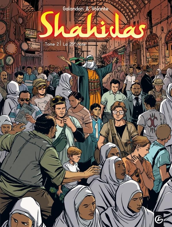 jaquette livre Shahidas Tome 2 - La 25e Note