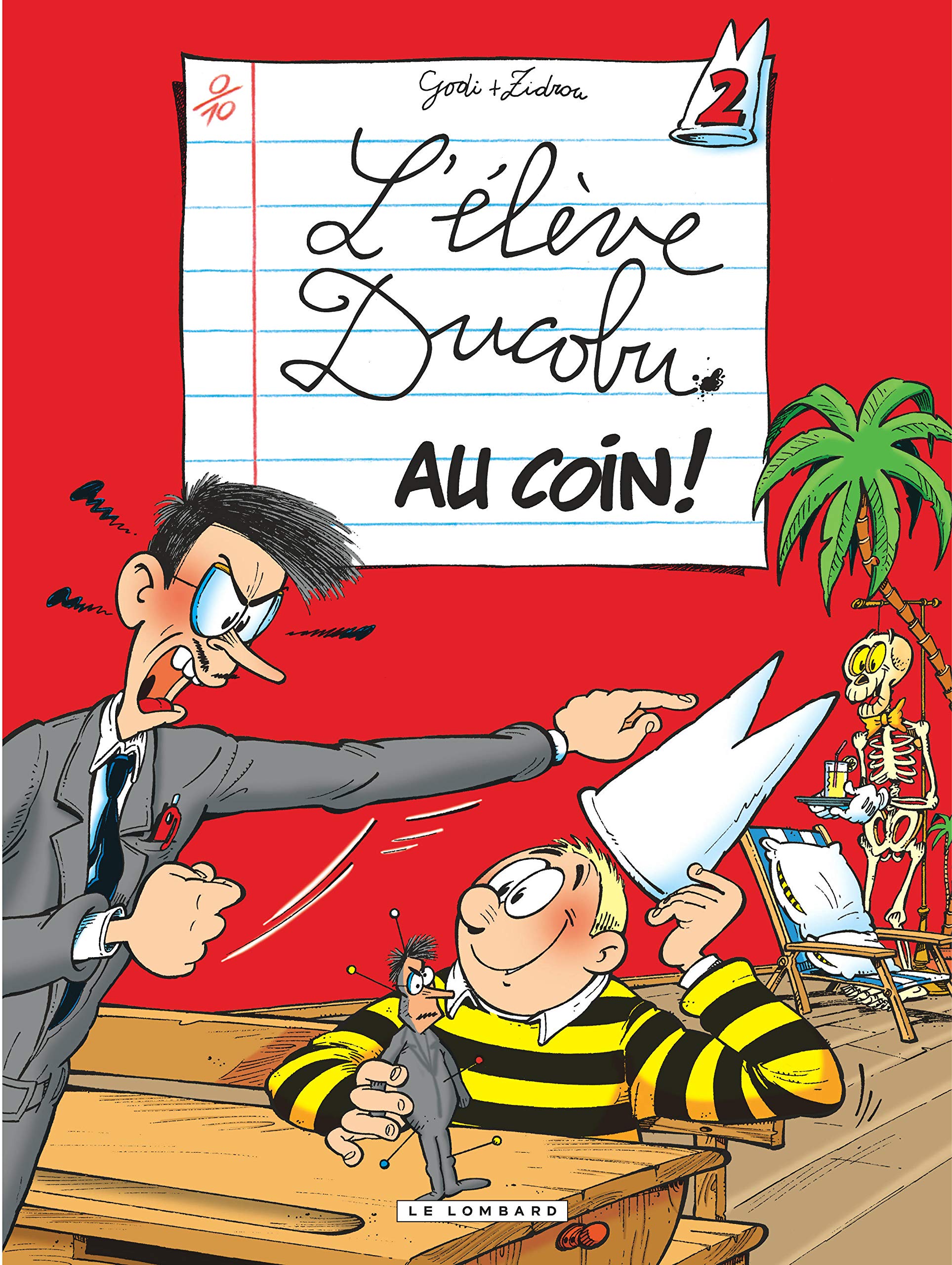 jaquette livre L'élève Ducobu, tome 2 : au coin