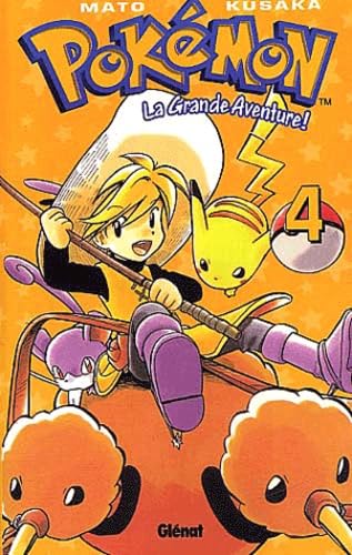 jaquette livre Pokémon - La Grande Aventure (Glénat) - Tome 4