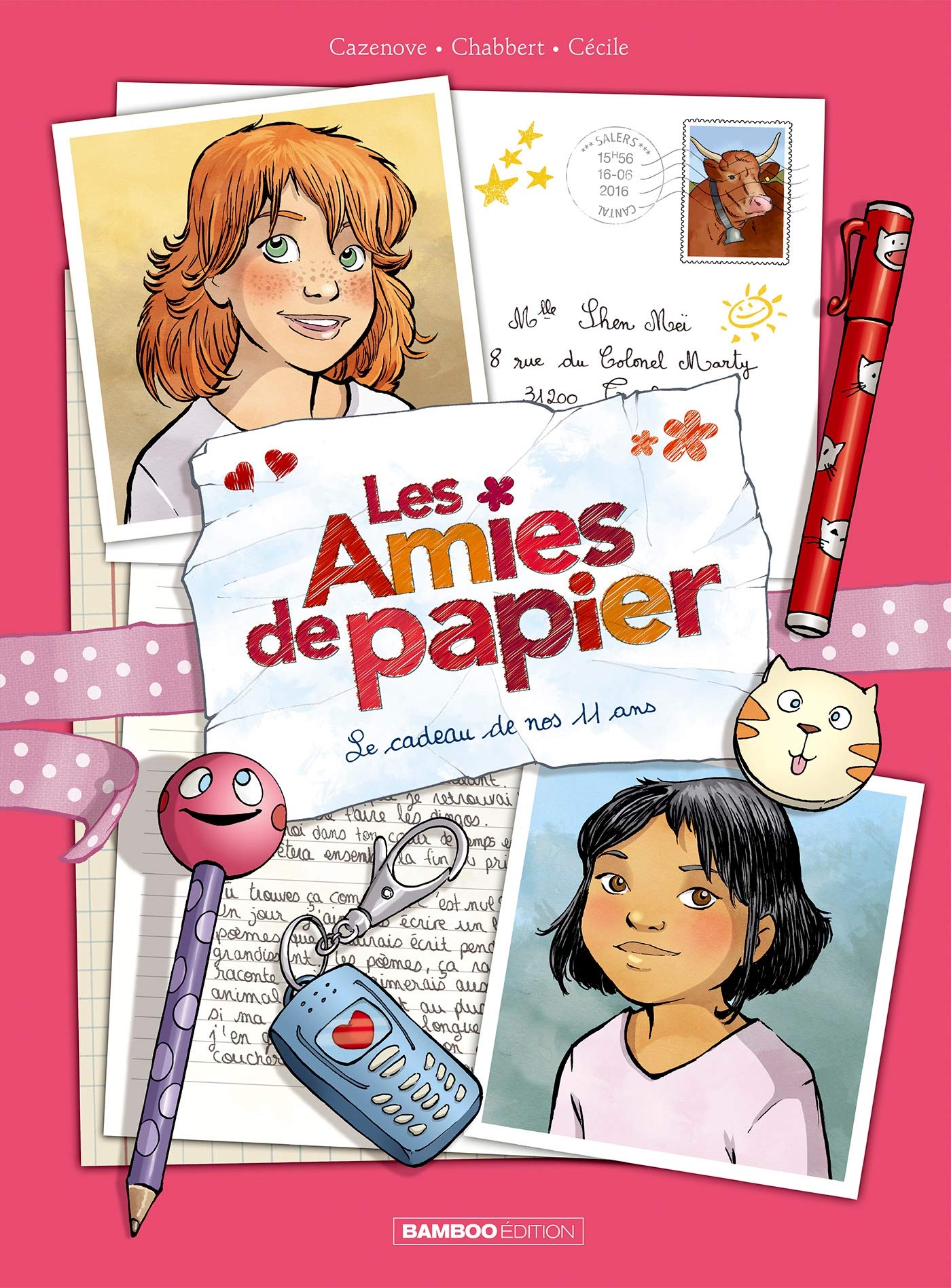 jaquette livre Les Amies de papier - Tome 01 - Prix découverte