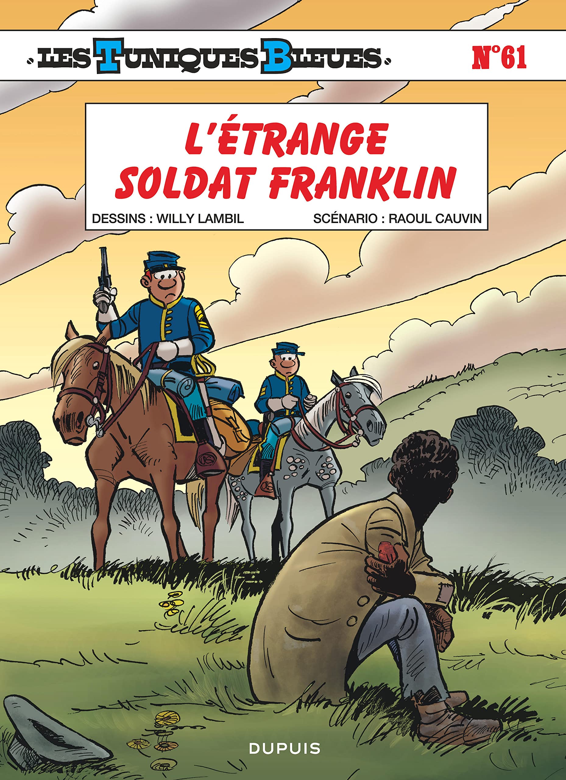 jaquette livre Les Tuniques Bleues - tome 61 - L'étrange soldat Franklin